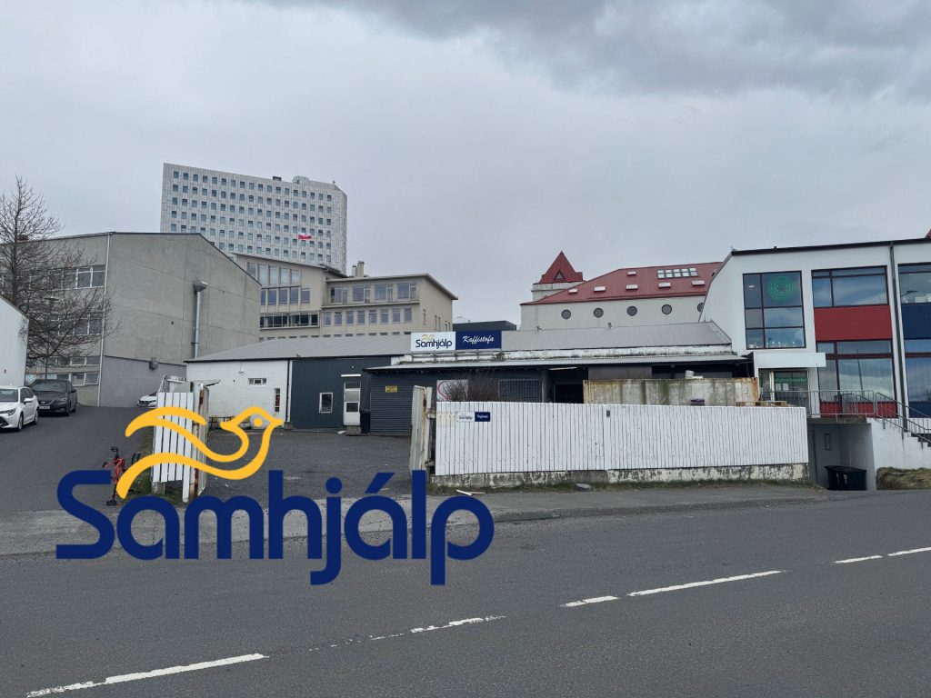 Kaffistofa Samhjálpar og merki Samhjálpar